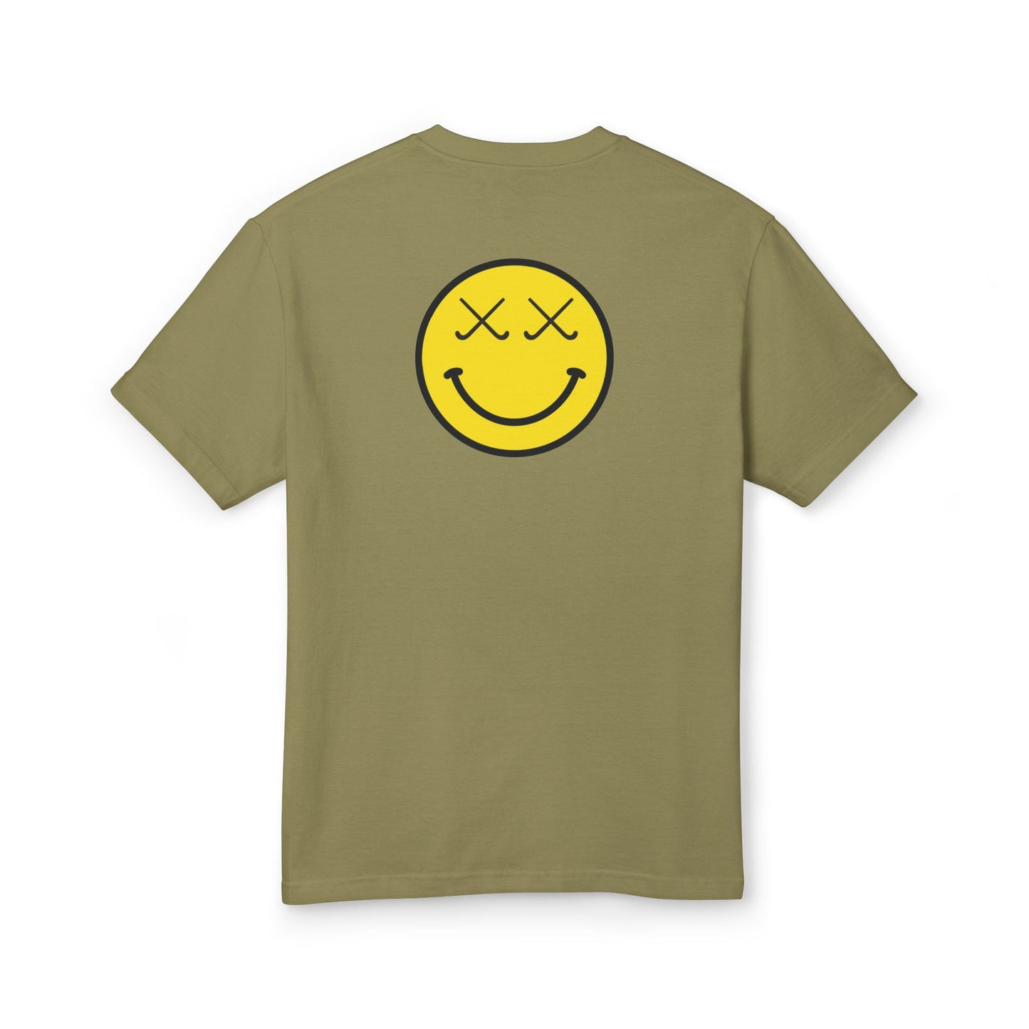 Vintage Field Hockey Tee with Smile Design, Unisex Cotton T-shirt, Casual Sportswear, Gift for Athletes, Cheerful Apparel, Don't Quit Shirt