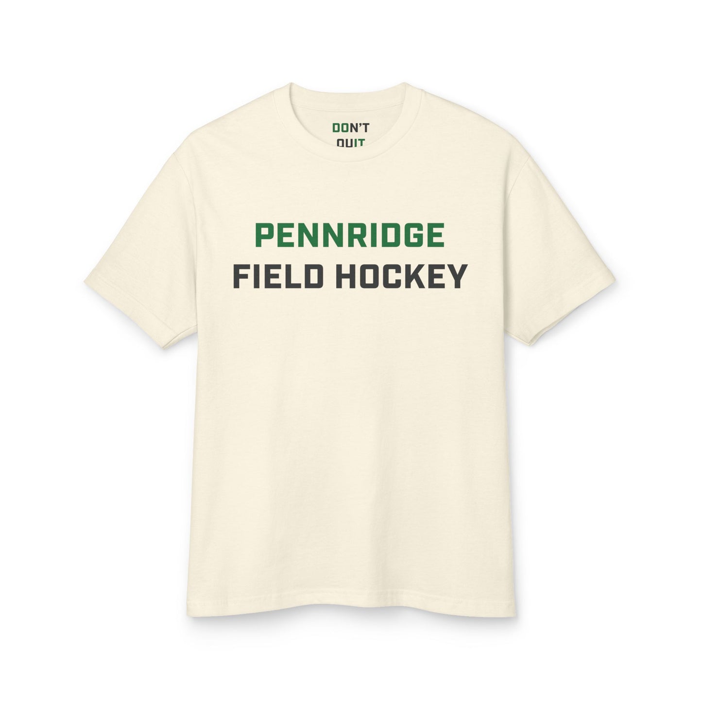 Vintage Field Hockey Tee with Smile Design, Unisex Cotton T-shirt, Casual Sportswear, Gift for Athletes, Cheerful Apparel, Don't Quit Shirt
