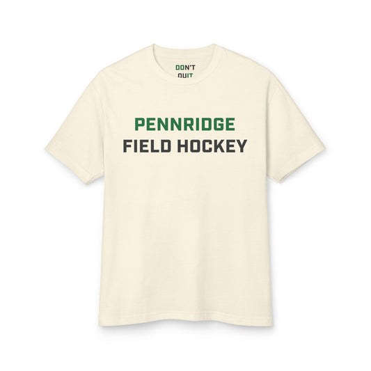 Vintage Field Hockey Tee with Smile Design, Unisex Cotton T-shirt, Casual Sportswear, Gift for Athletes, Cheerful Apparel, Don't Quit Shirt