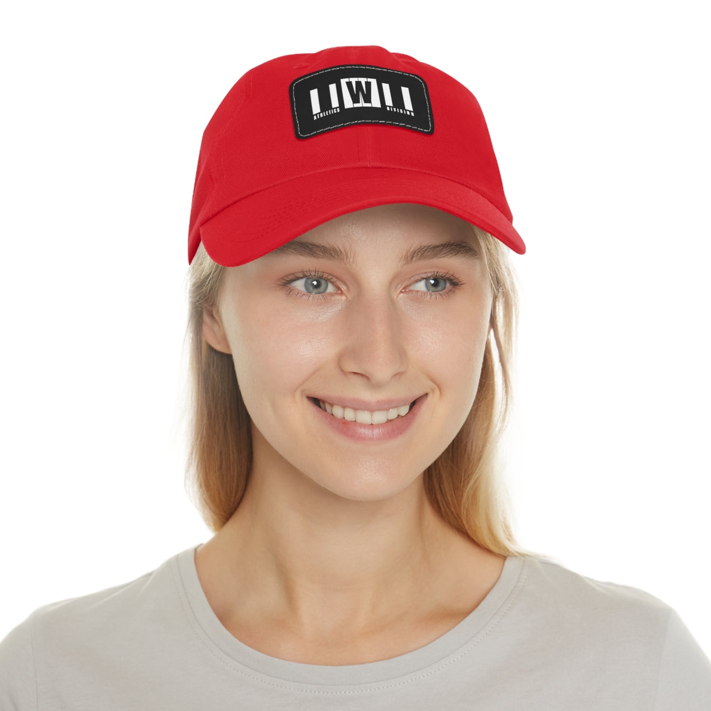 IIWII - Dad Hat with Leather Patch (Rectangle)