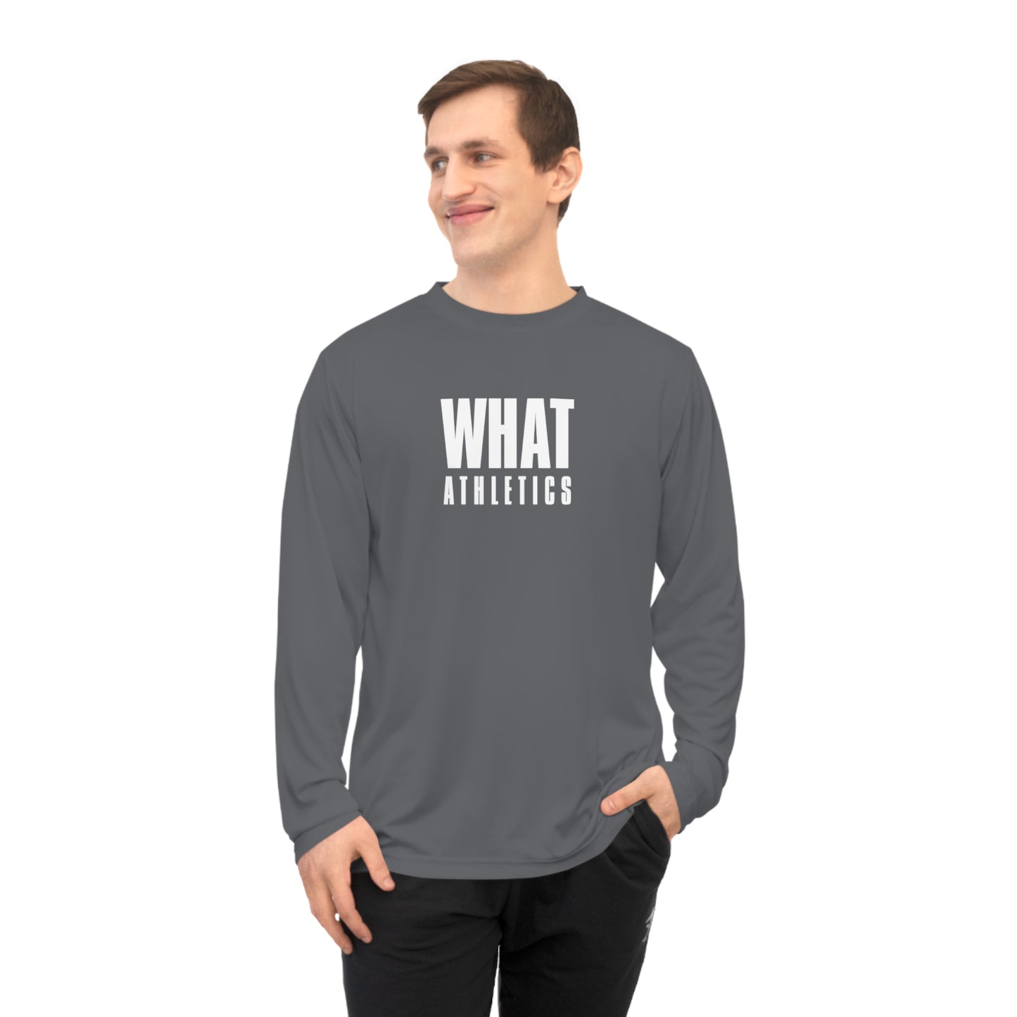 What Athletics - Unisex Performance Long Sleeve Shirt