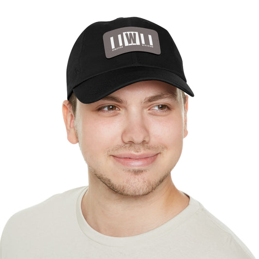 IIWII - Dad Hat with Leather Patch (Rectangle)