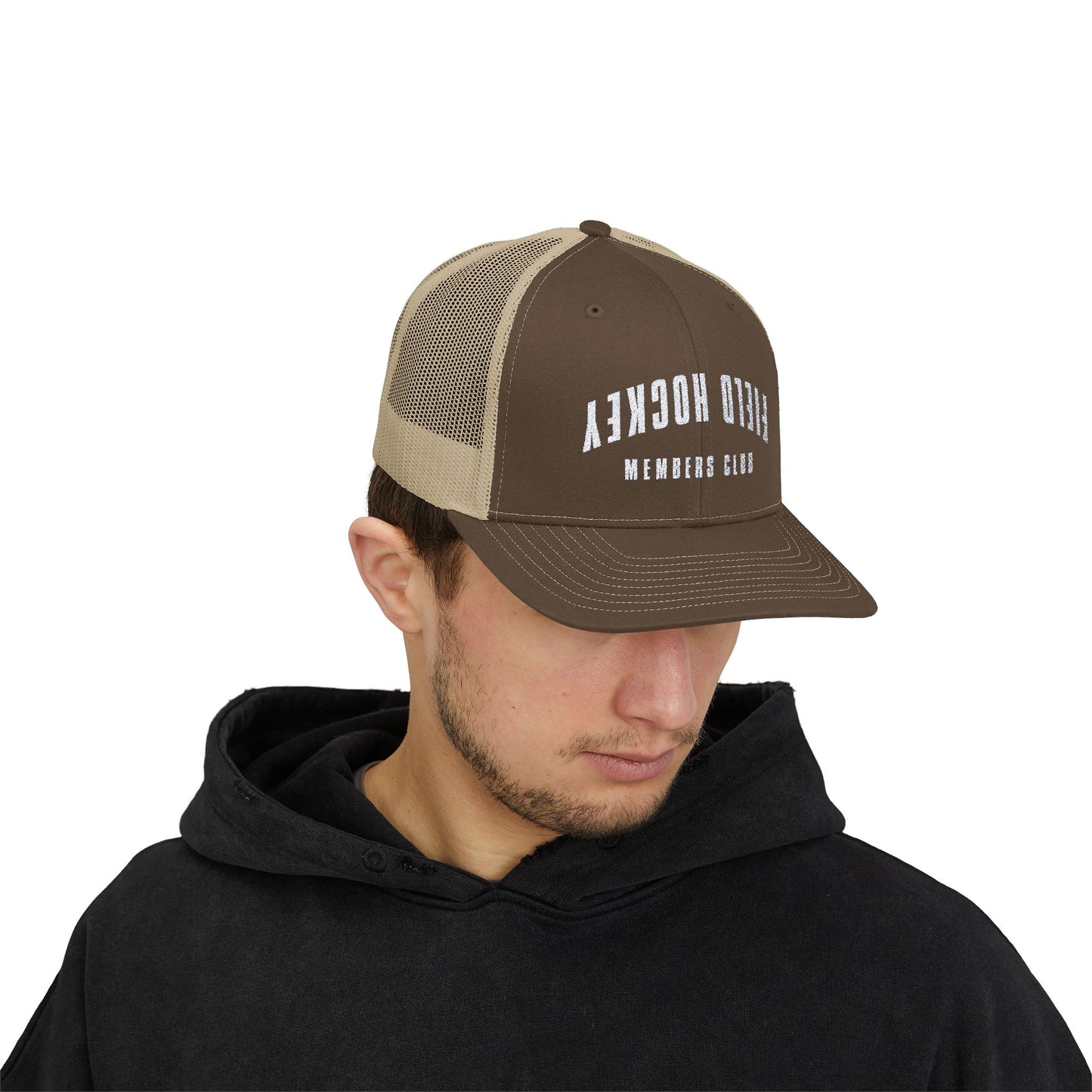 field hockey members club trucker cap