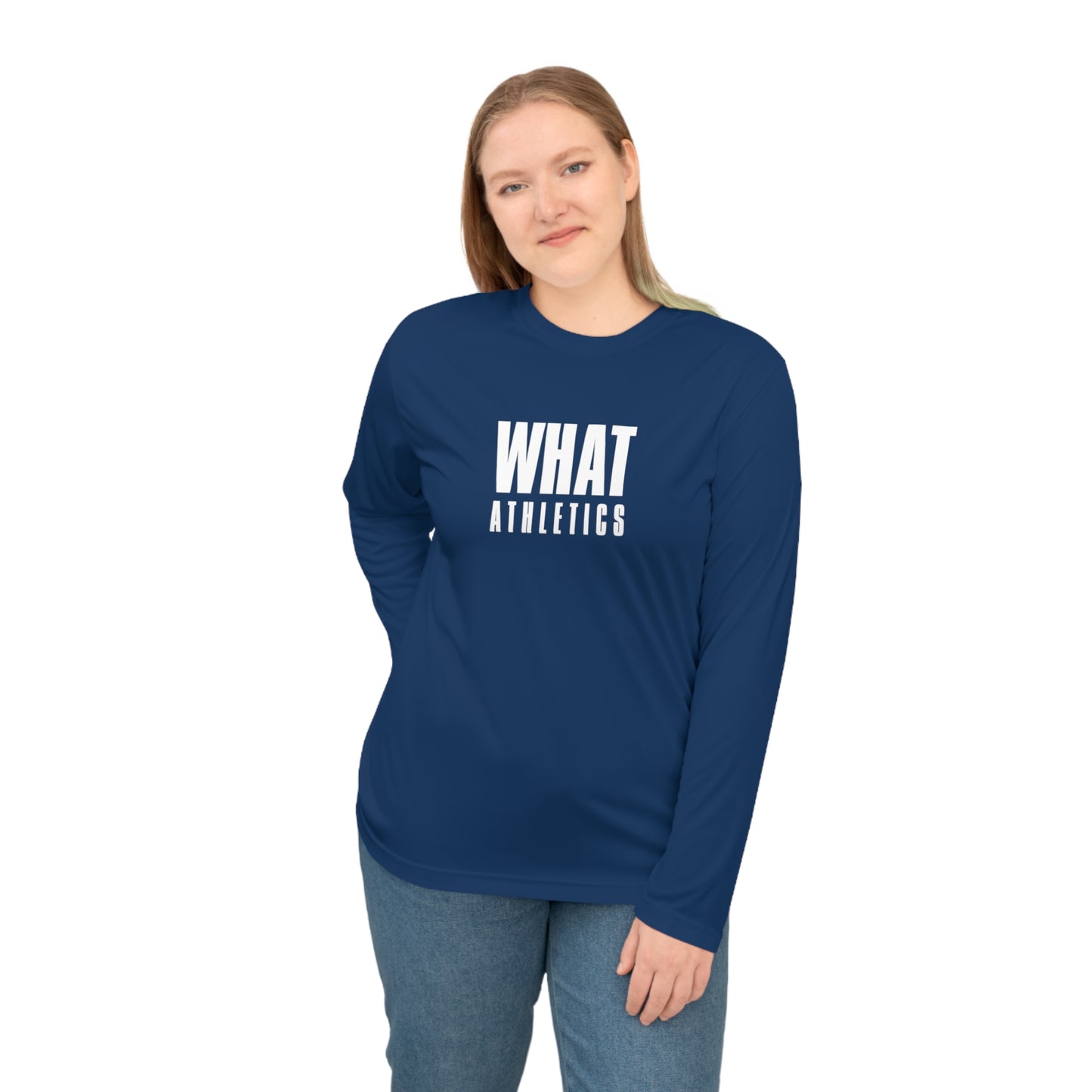 What Athletics - Unisex Performance Long Sleeve Shirt